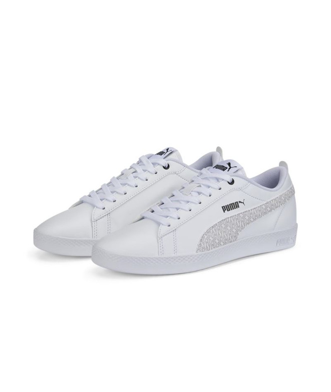 Zapatillas Puma Smash Wns V Mono Mujer White