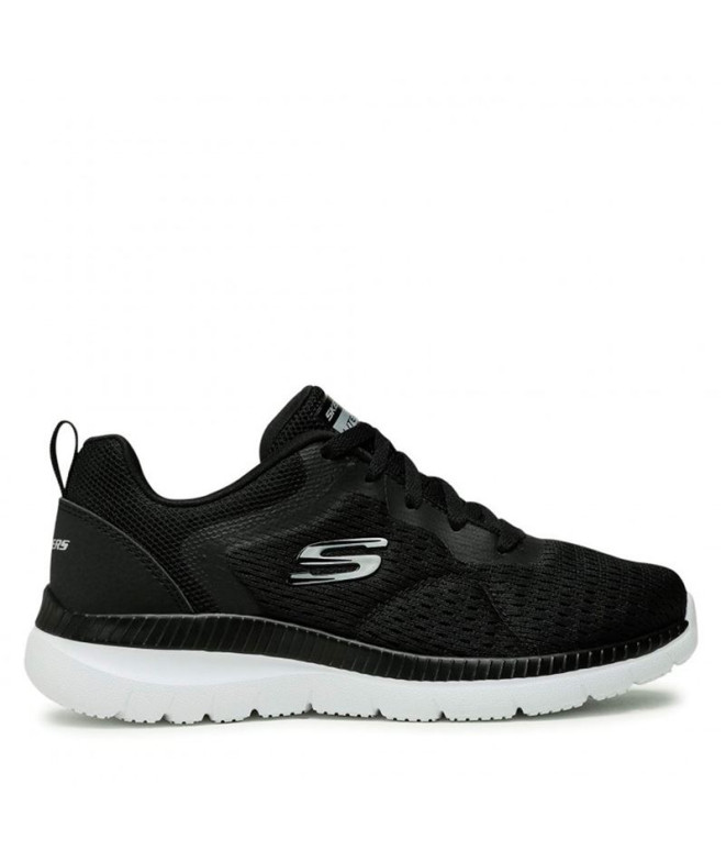 Zapatillas Skechers Bountiful Quick Pa Mujer Black White