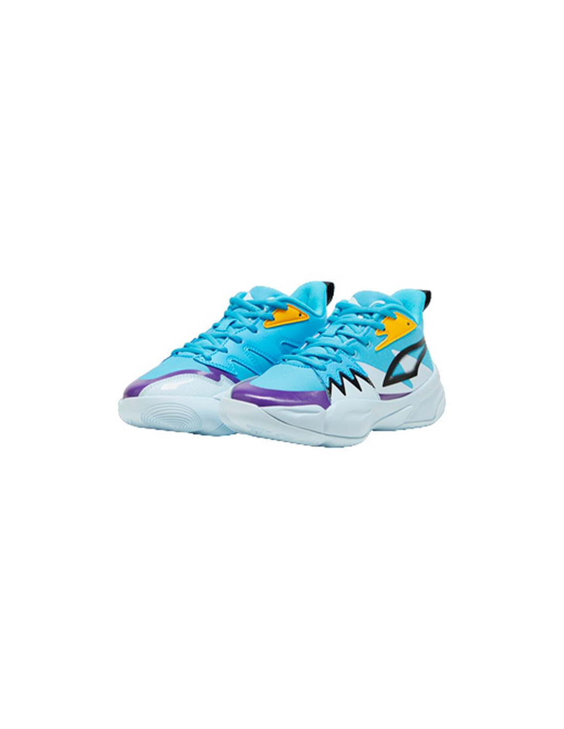 Zapatillas De Baloncesto Puma Genetics Luminous Blue Icy Blue Infantil