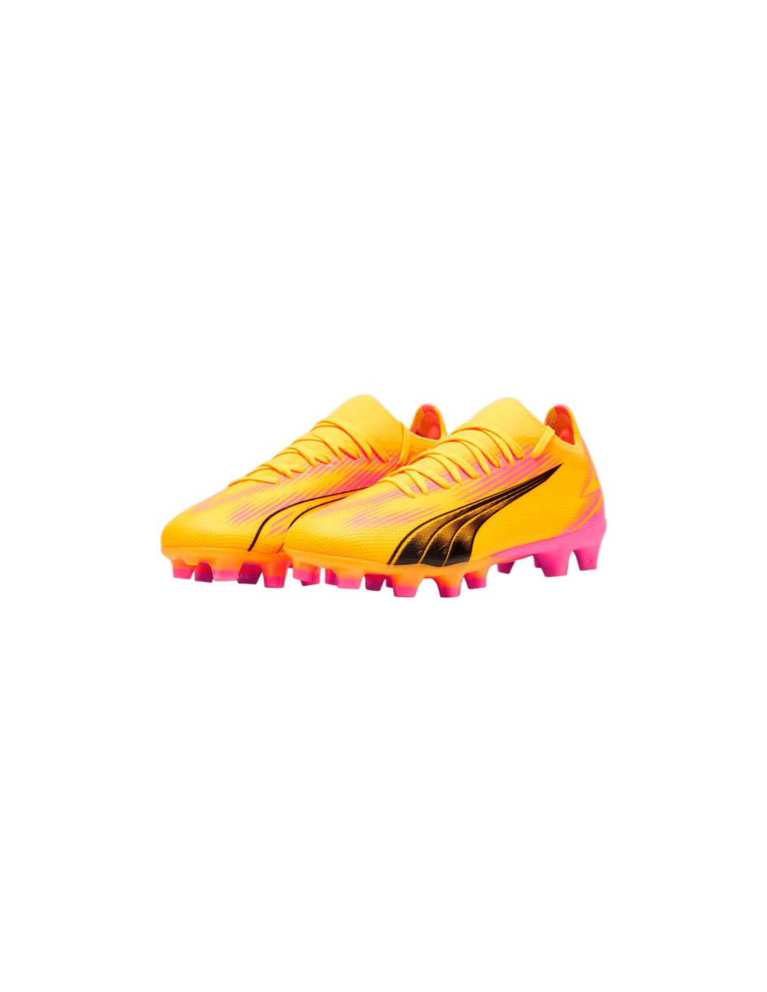 Botas De F Tbol Puma Ultra Match Fg Ag Naranja Mujer