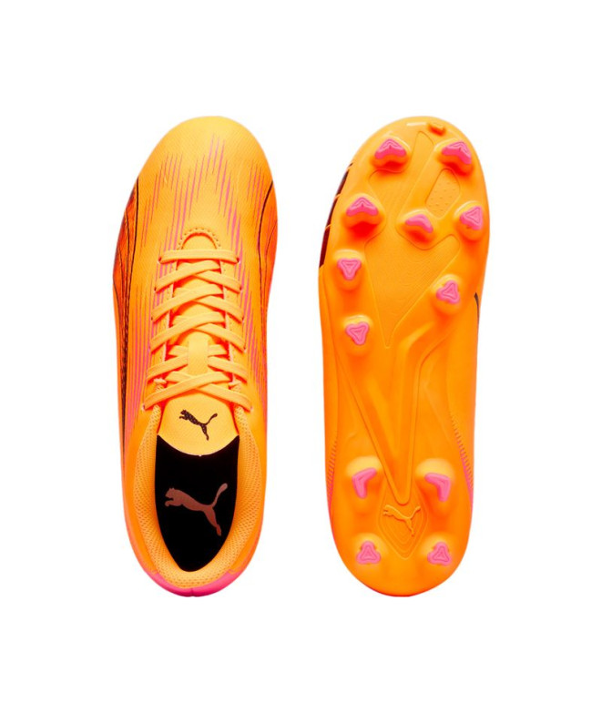 Botas De F Tbol Puma Ultra Play Fg Ag Naranja Infantil