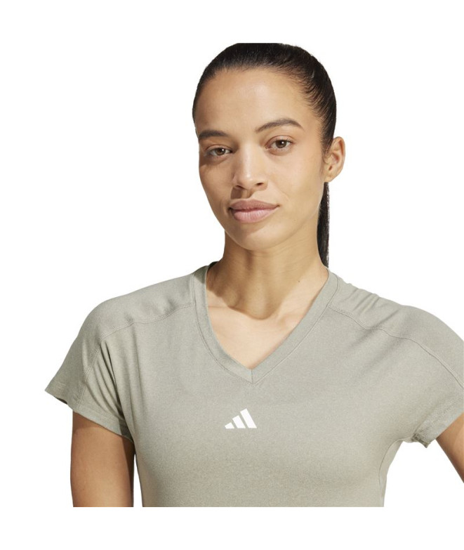 Camiseta Adidas Aeroready Train Essentials Minimal Branding V Neck