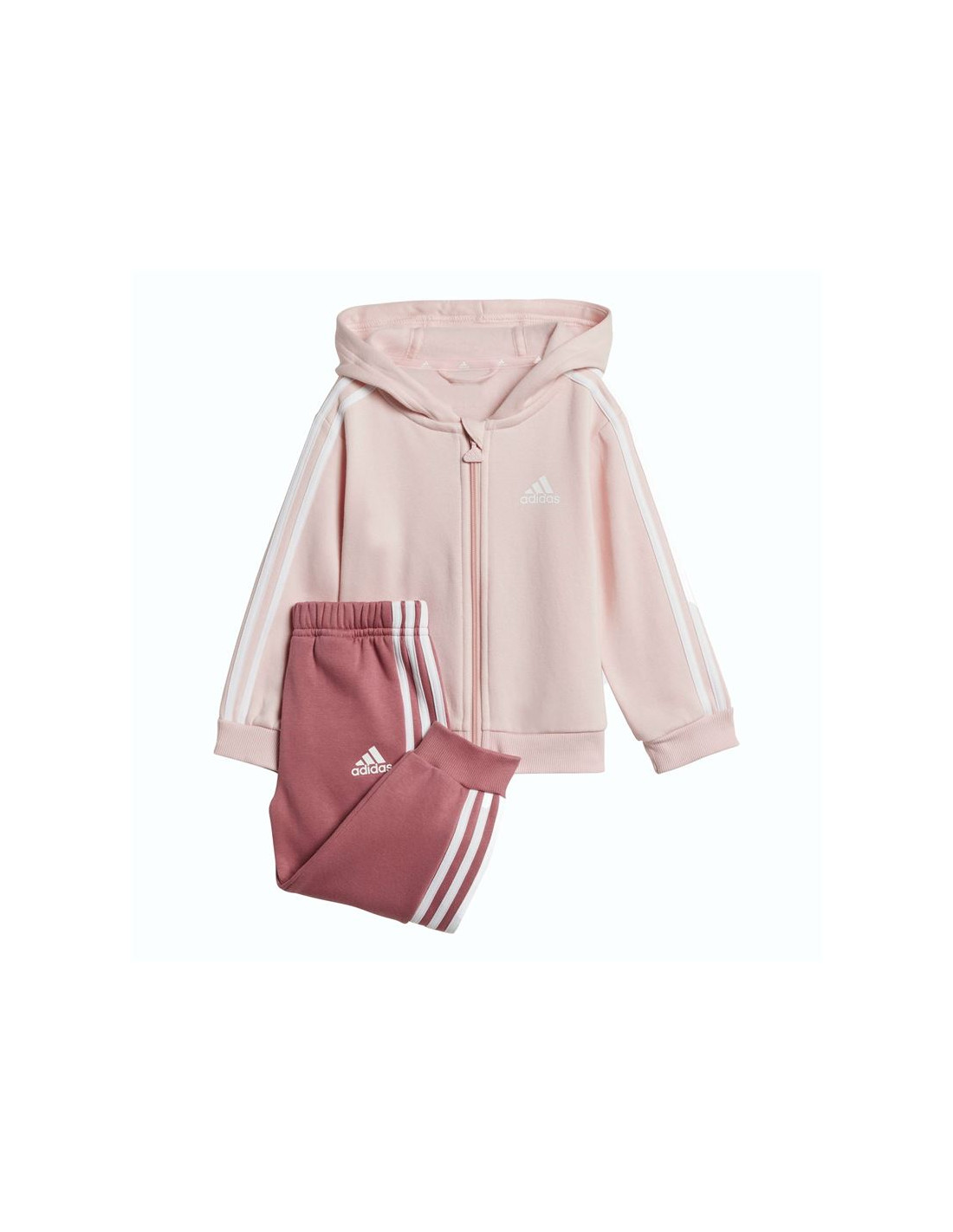 Chándal Adidas Essentials 3 Bandas Infantil Rosa