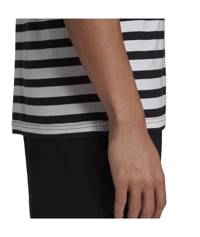 T-shirt adidas Essentials Stripey Brodé Logo M
