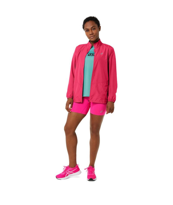 Capa de chuva ASICS Core Running cor-de-rosa