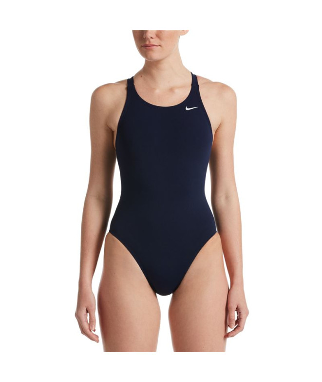 Fato de banho de Natação Nike Fastback One Piece Mulher Navy