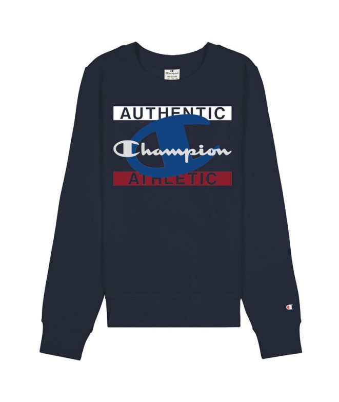 Sweatshirt Champion Authentic Athletic M Bleu foncé