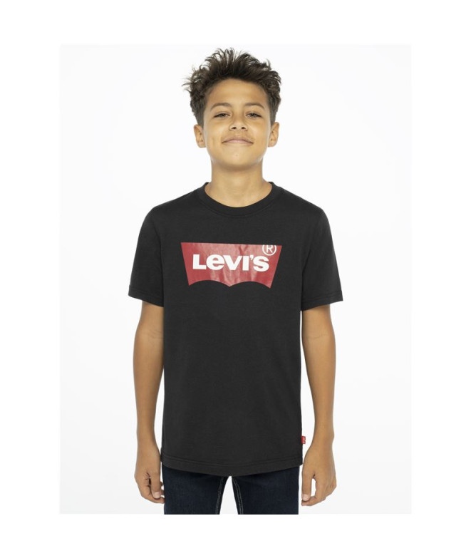 Levi's Batwing T-Shirt Short Sleeve Boy Preto