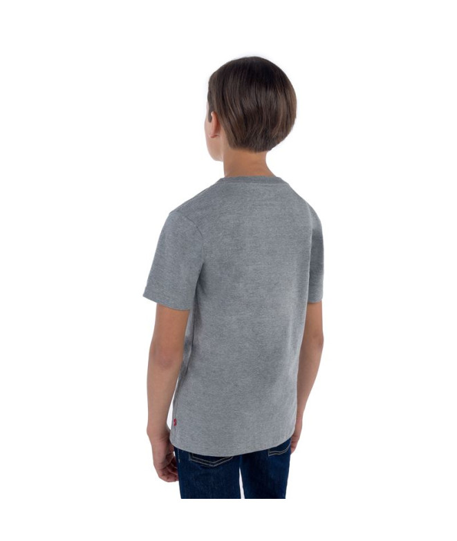 Camiseta Levi's Batwing Manga corta Boy Grey