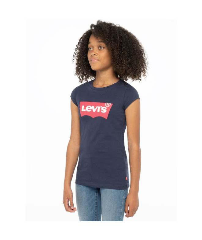 Levi's Batwing T-Shirt Short Sleeve Girl Dark blue
