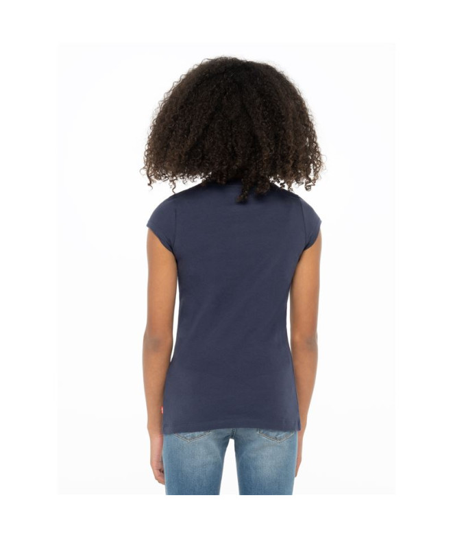 Levi's Batwing T-Shirt Short Sleeve Girl Dark blue