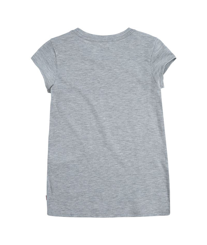 Levi's Batwing T-Shirt Short Sleeve Girl Grey