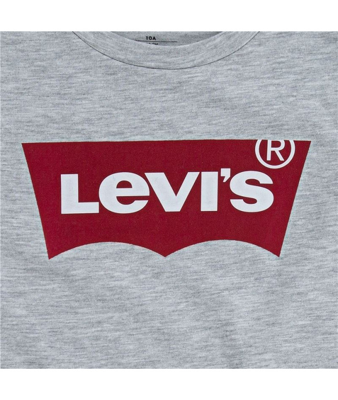 Levi's Batwing T-Shirt Short Sleeve Girl Grey