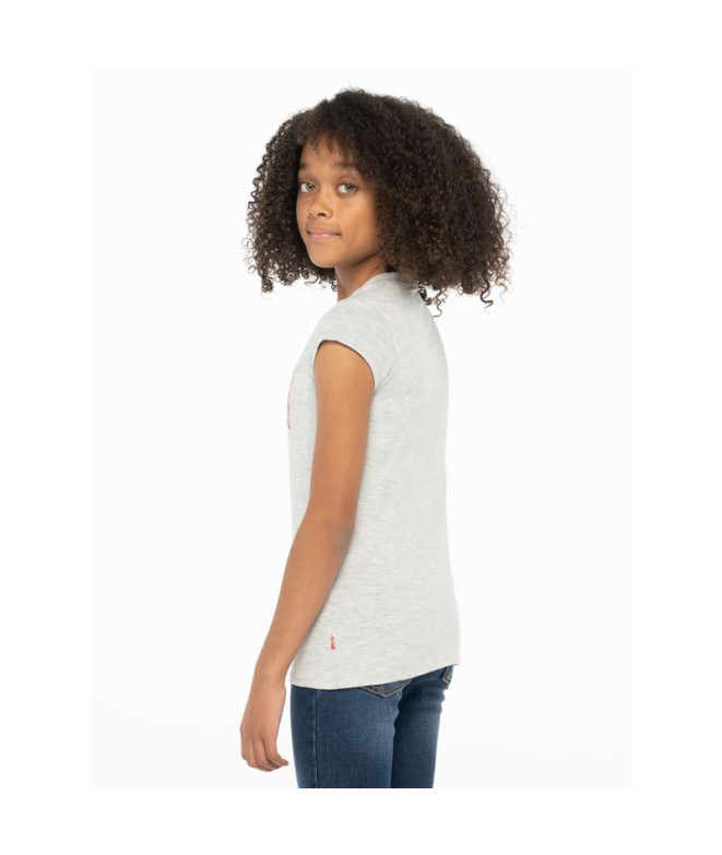 Levi's Batwing T-Shirt Short Sleeve Girl Grey