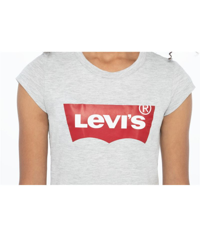 Levi's Batwing T-Shirt Short Sleeve Girl Grey