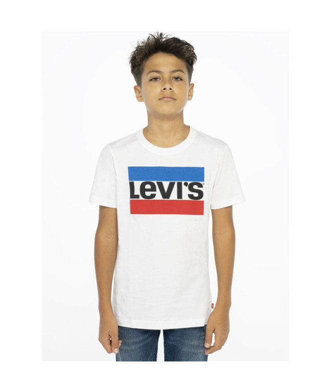 Camiseta Levi's Sportswear Logo Boy Blanca