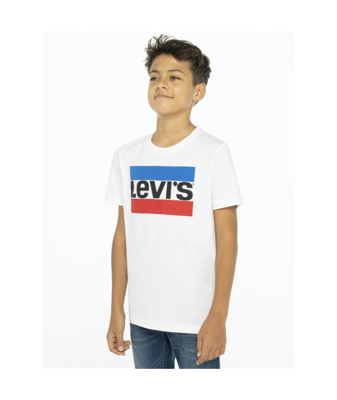 Levi's Sportswear Logo Boy T-Shirt Blanc