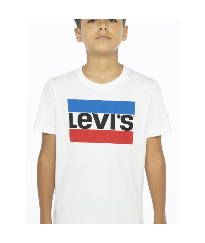 Camiseta Levi's Sportswear Logo Boy Blanca