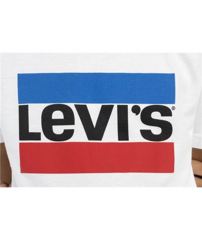 Camiseta Levi's Sportswear Logo Boy Blanca