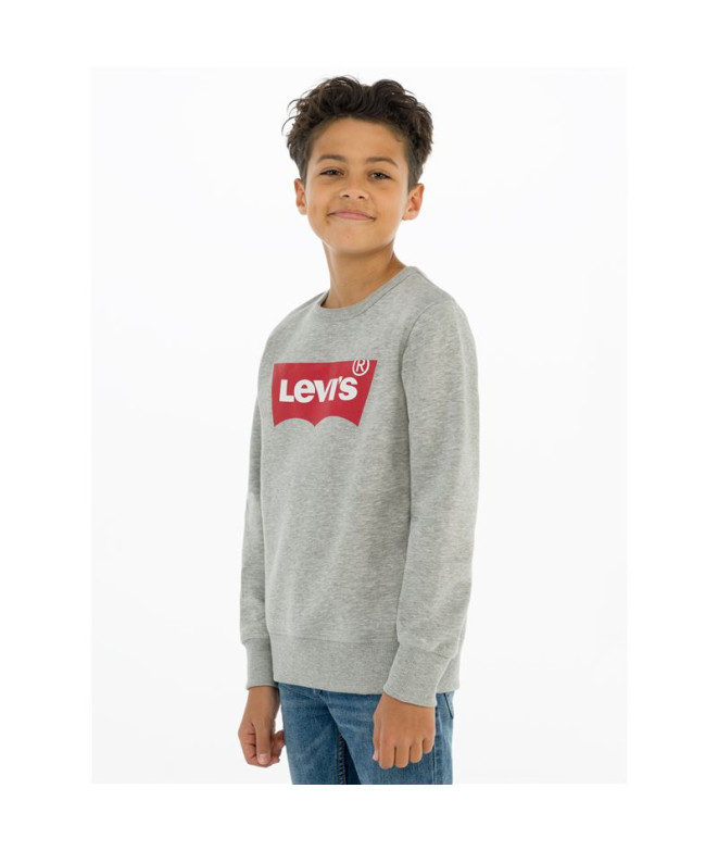 Levi's Batwing Crewneck Boy Grey Sweatshirt