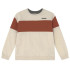 Camisola Levi's Colorblock Crewneck Boy Oatmeal Sweatshirt