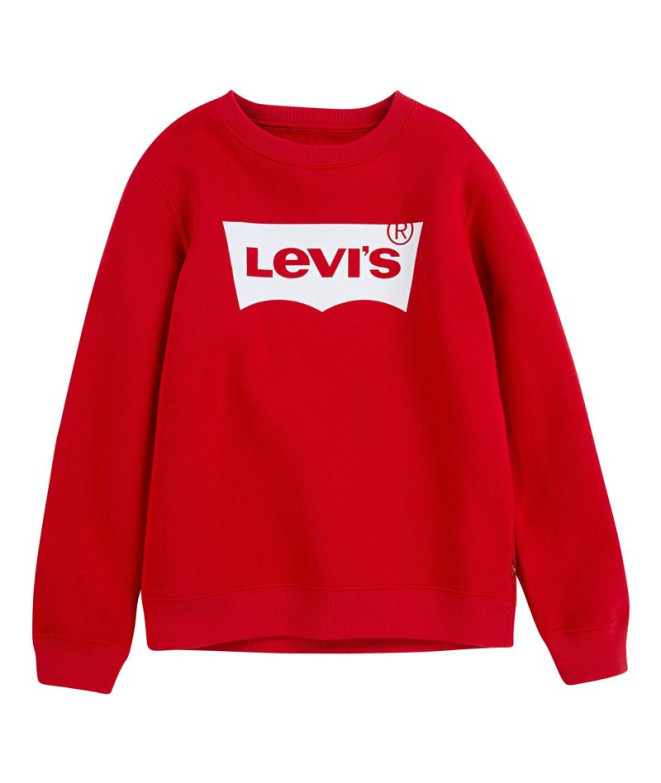 Sweatshirt Levi's Batwing Crewneck Boy Rouge