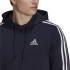 Moletom adidas casaco com capuz Essentials de 3 riscas M Legendk Ink/Branco