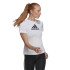 Top de treino adidas Primeblue D2M Logo Sport W Branco/Preto