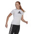 Camiseta de training adidas Primeblue D2M Logo Sport W White/Black