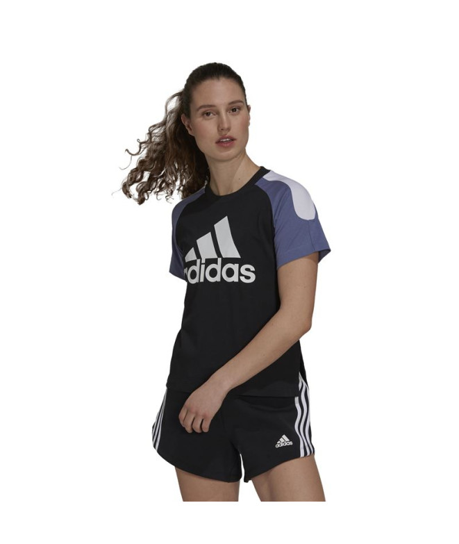 T-shirt adidas Sportswear Colorblock W Black