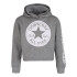 Sweatshirt Converse Chuck Patch Crop G Cinzento