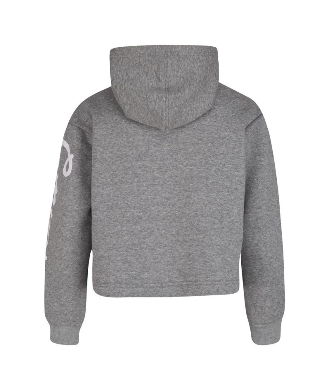 Sudadera Converse Chuck Patch Crop G Grey