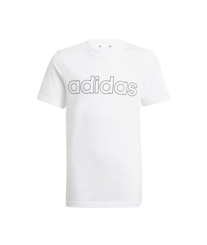 T-shirt adidas Essentials Boys Branco/Preto
