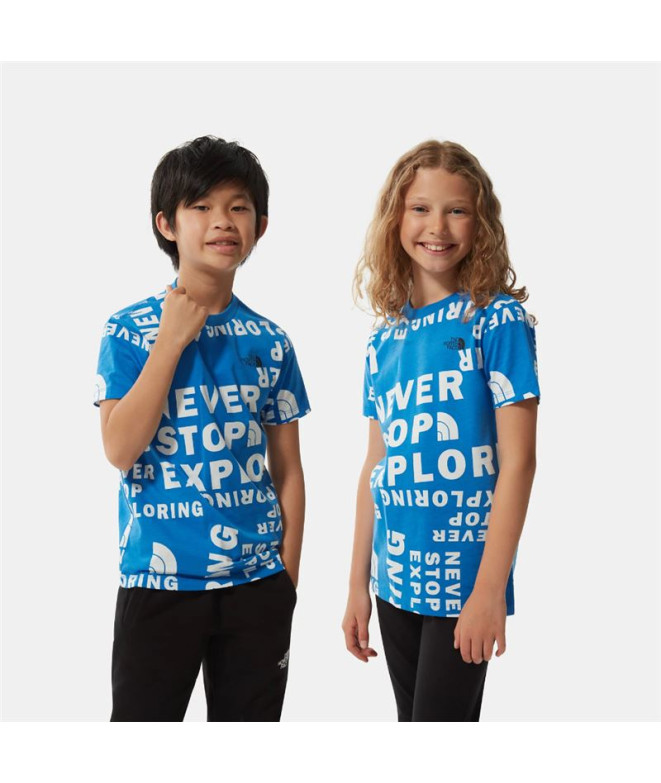 Camiseta The North Face Simple Dome Jr Blue