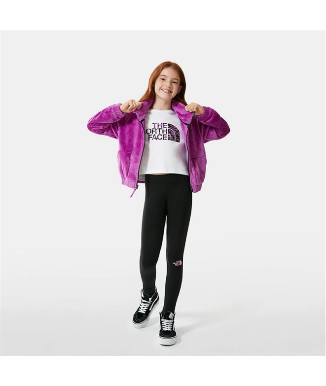 Mallas The North Face Big Logo G Black Violet
