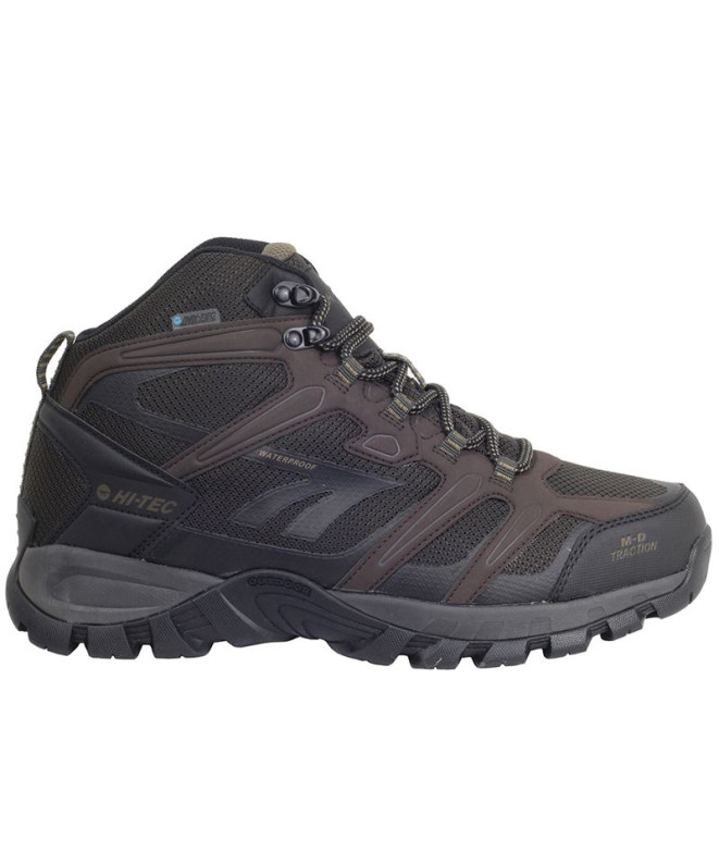 Botas de alpinismo Hi-Tec Muflon Mid WP Homens Chocolate