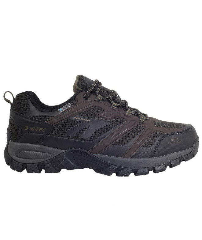 Mountain chaussures Hi-Tec Muflon Low WP Hommes Chocolat