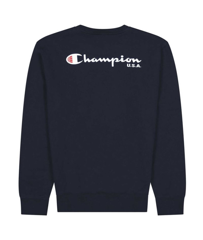 Sweatshirt Champion USA Crewneck Dark blue Man