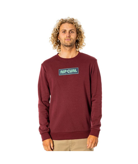 Moletom Rip Curl Surfar Revival Box M Vermelho escuro