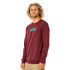 Sweat Rip Curl Surf Revival Box M Rouge foncé