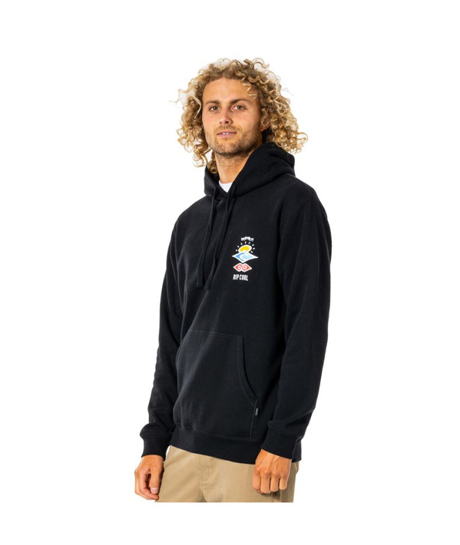 Sudadera con capucha Rip Curl Search Icon M Black