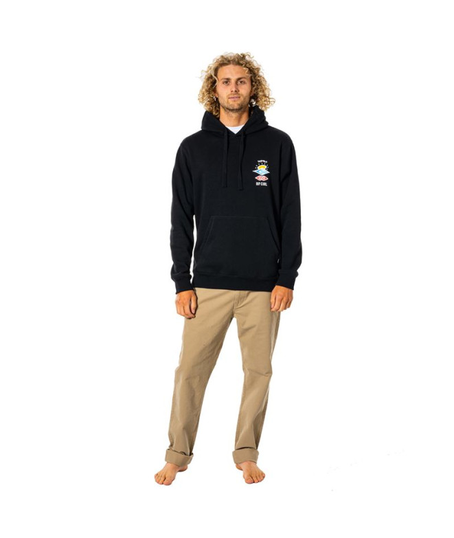 Sweat à capuche Rip Curl Search Icon M Black