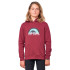 Sudadera con capucha Rip Curl Mama Pop Boy Dark red