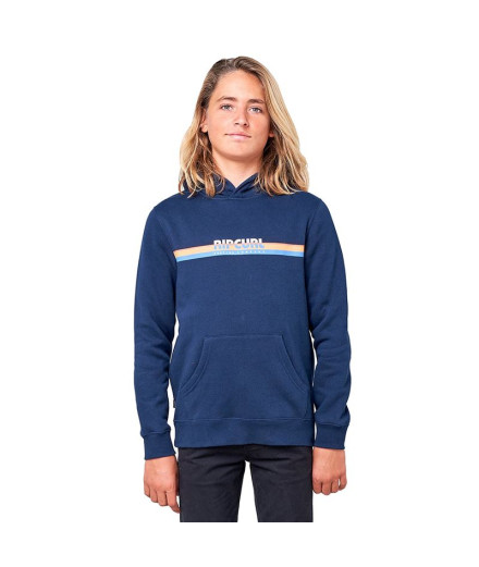 Sweat à capuche Rip Curl Mama Pop Boy Bleu foncé