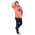 Sudadera con capucha Rip Curl Down The Line Pop Over M Light wine