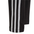 Mallas largas adidas Cotton 3 Bandas Girl Black/White