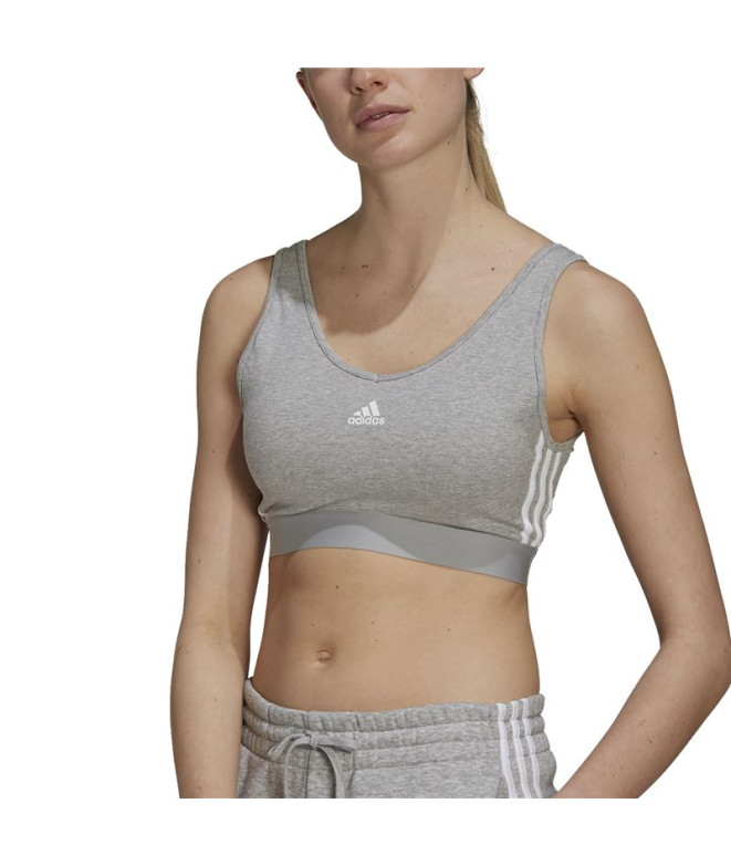 Camiseta adidas 3S Cro Mujer
