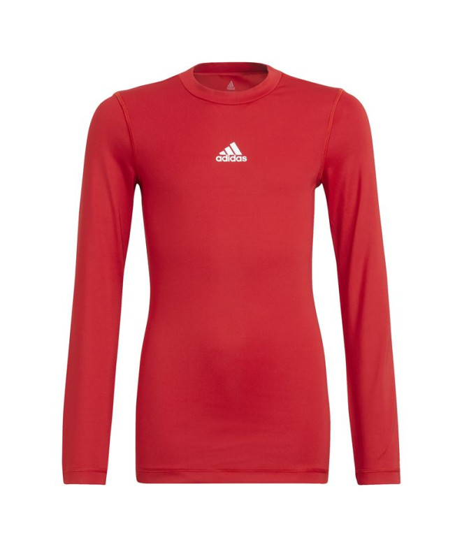 Camisola de futebol adidas Techfit Top Boys Red