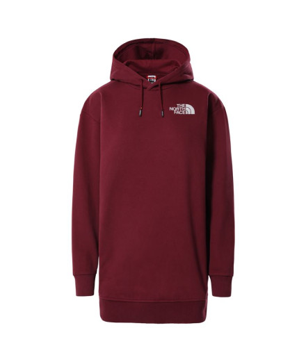 Sweat The North Face Oversized W Rouge
