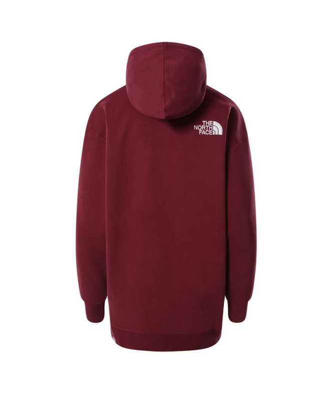 Moletom The North Face Oversized W Vermelho